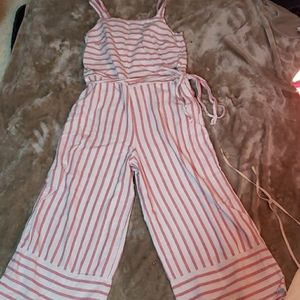 Beachlunchlounge Womens Linen-Blend Jumpsuit